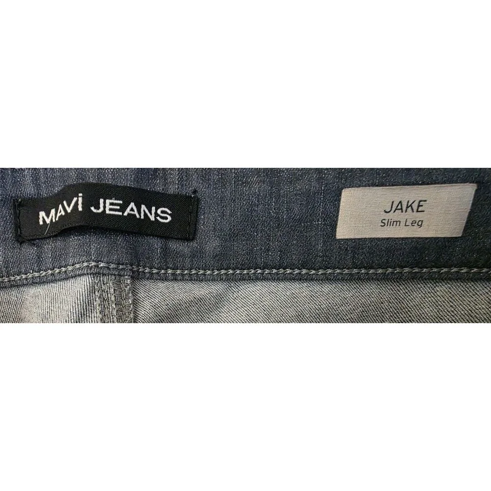 Mavi Jake Slim Leg Jeans Mens Size 32X30 Gray Casual Stretch